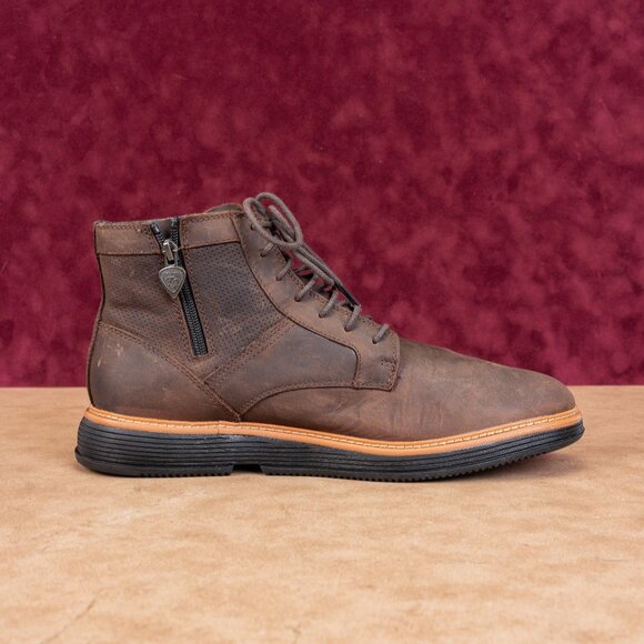 Mark Nason Men Parallux Ando Brown Leather Lace-up Ankle Boots sz 11.5 main image 4